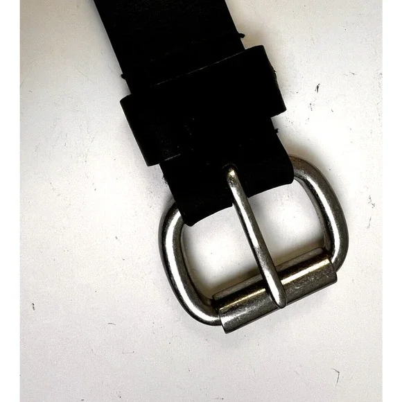 Cabela's Leather Belt Men's 38 Brown Silver 1.5" Wide Outdoors Work Utility - Picture 4 of 4